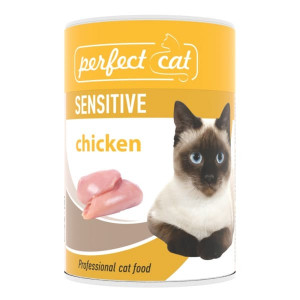 PERFECT CAT SENSITIVE konservi kaķiem Vista 400g